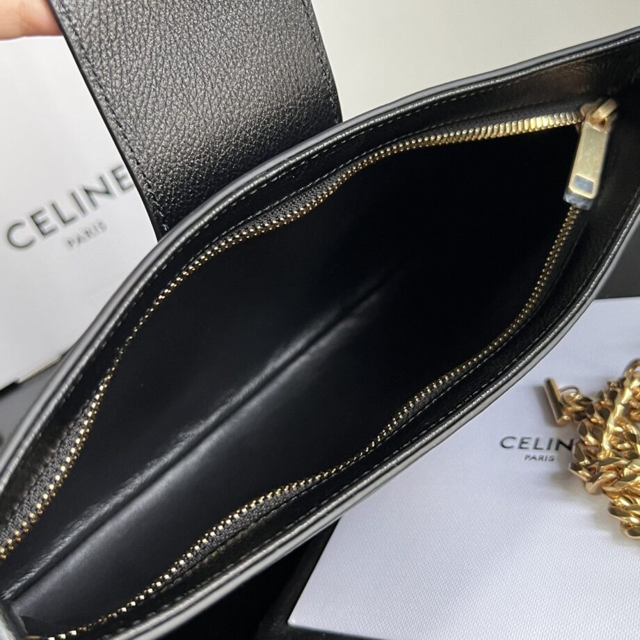 Celine 113673 Medium Wiltern Bag In Smooth Calfskin