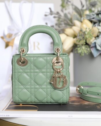 Dior S0856 Green Lady Dior Micro Bag