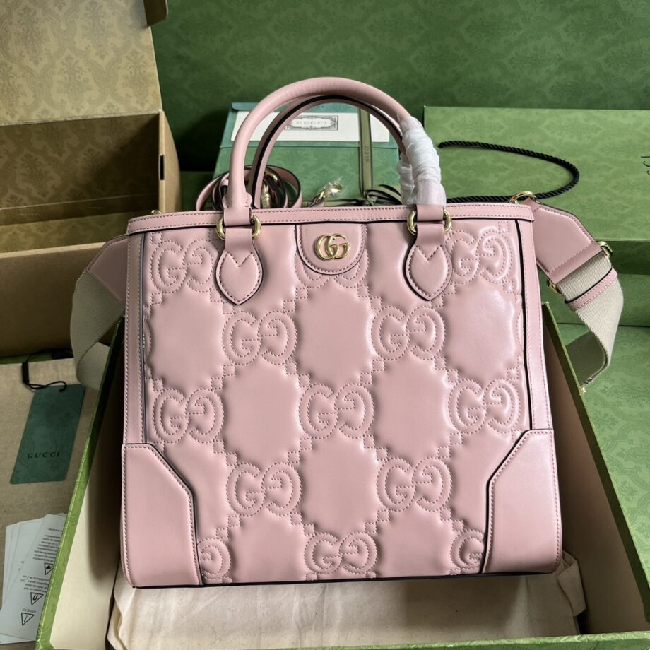 Gucci 728236 Gg Matelass é Leather Mini Handbag