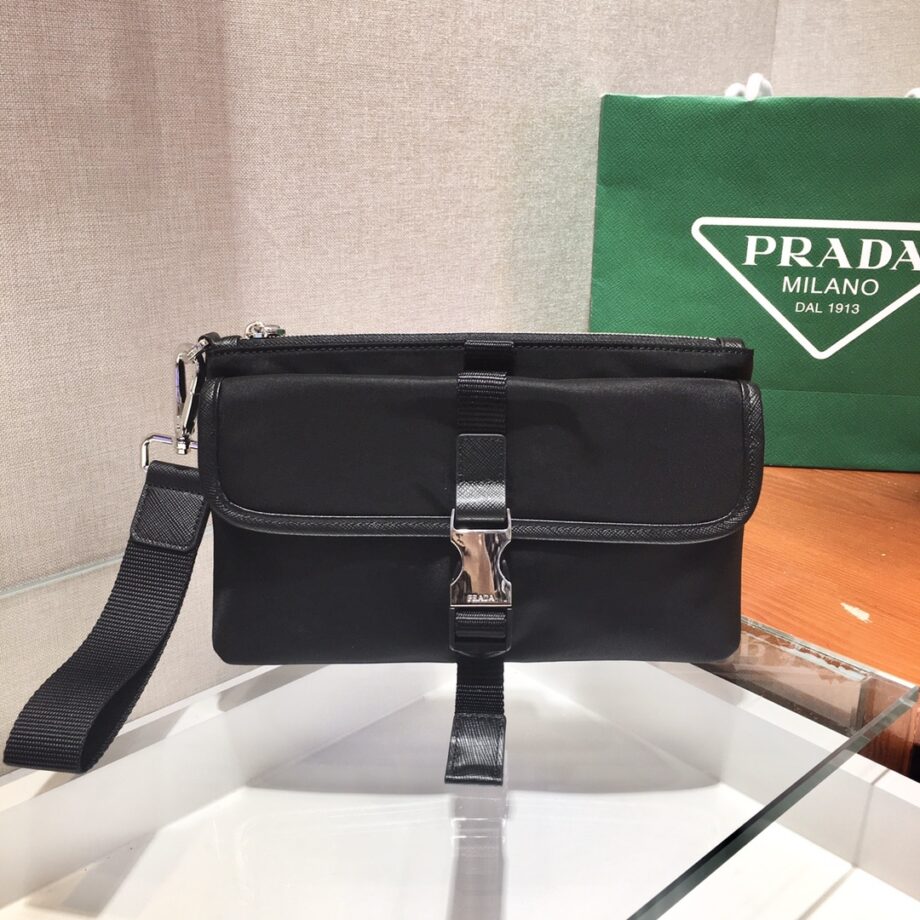 PRADA 2VE011 Black Men'S Clutch