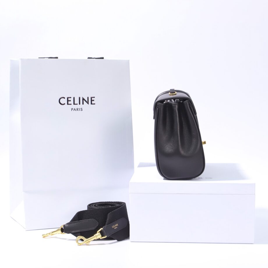 Celine 196853 Black Teen Soft 16 In Calfskin