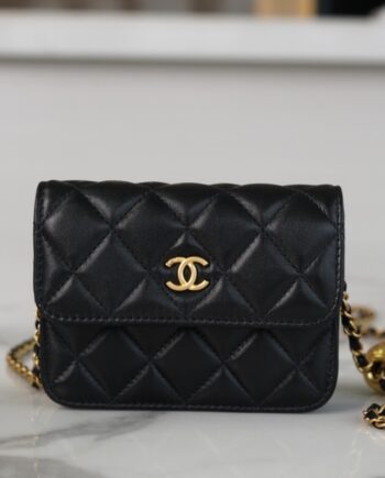 Chanel Black Mini Crossbody Waist Bag