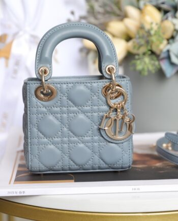 Dior S0856 Blue Lady Dior Micro Bag
