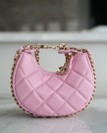 Chanel 23P New Style Pink Hobo Bag
