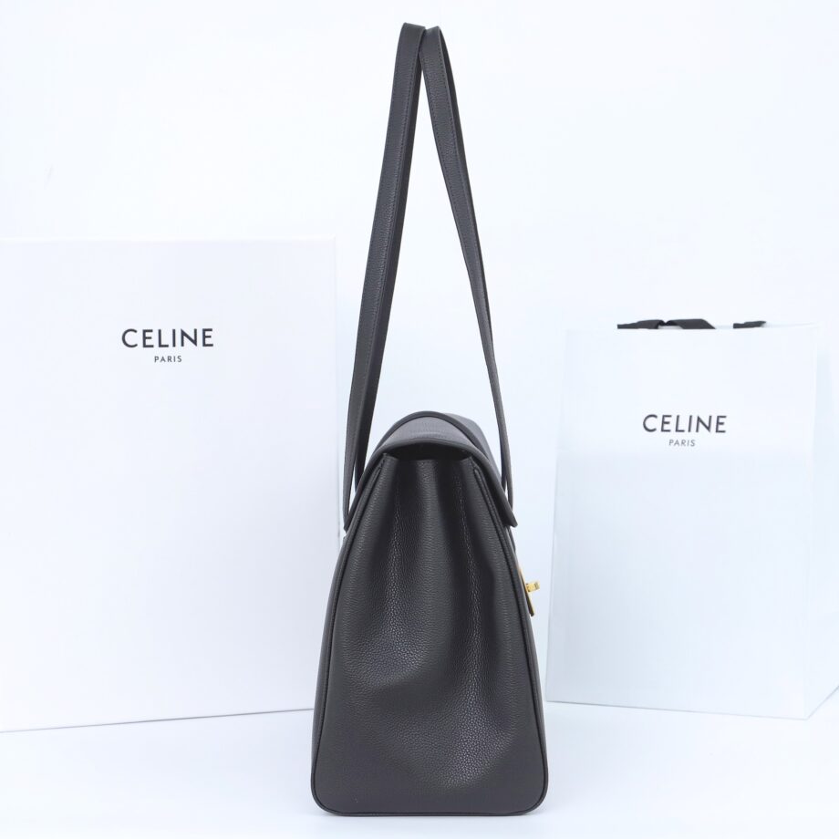 Celine 194043 Black Large Soft 16 Bag In Calfskin