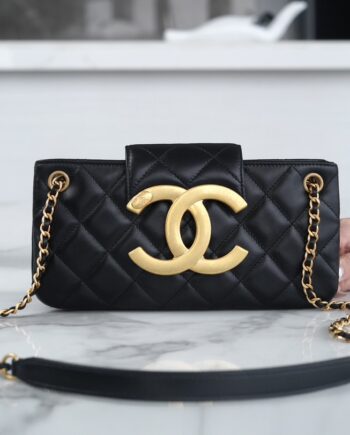 Chanel 24C Vintage Lambskin Baguette Bag