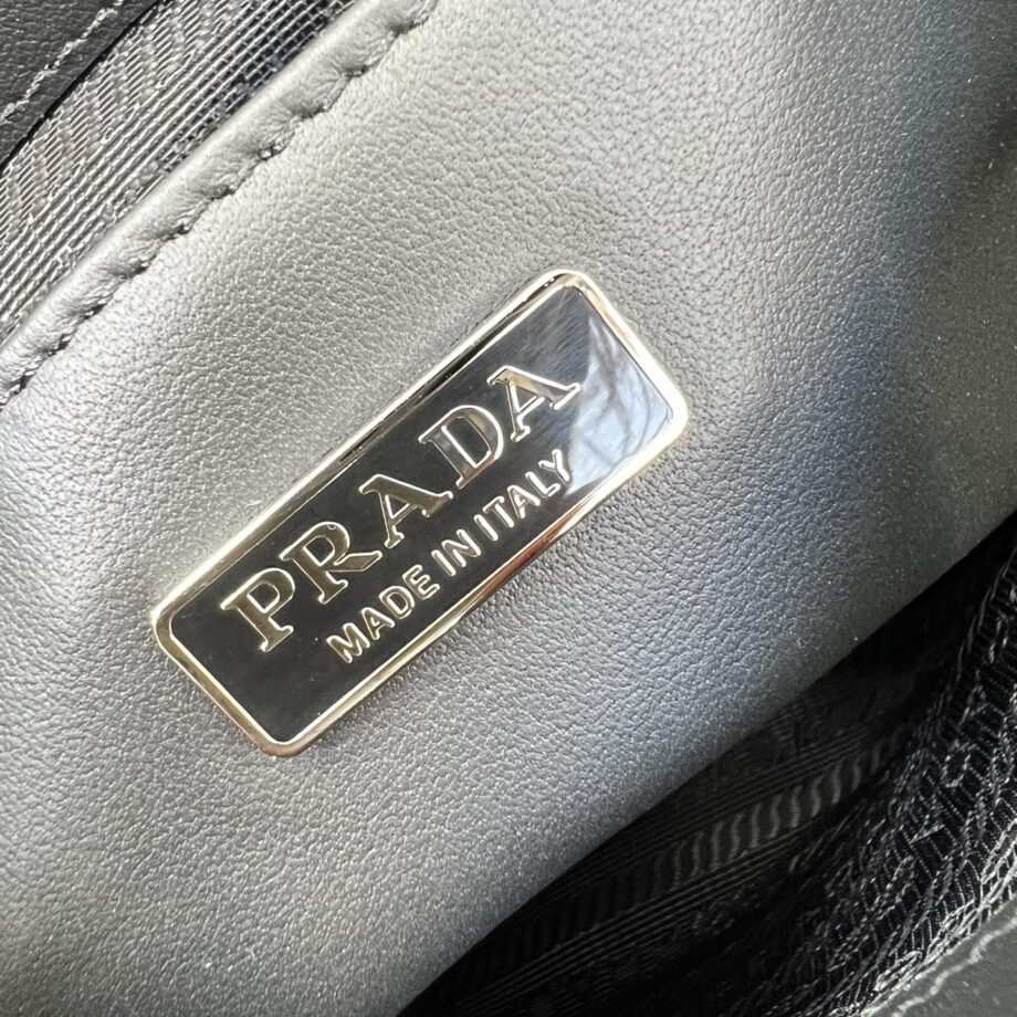 PRADA 1BE059 Black New Bucket Bag