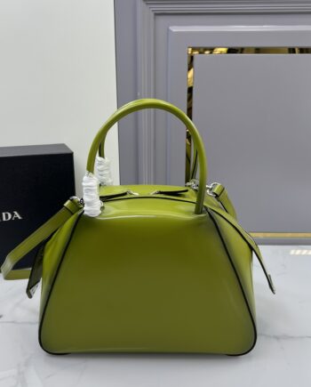 PRADA : 1BA366 Small Brushed Leather Prada Supernova Handbag