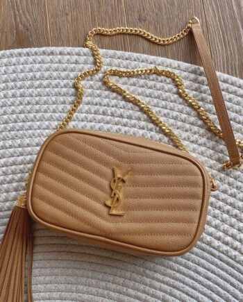 ysl mini lou quilted grain embossed leather mini handbag