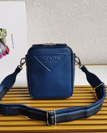 prada 2vh154 embroidered ribbon men's saffiano leather crossbody bag