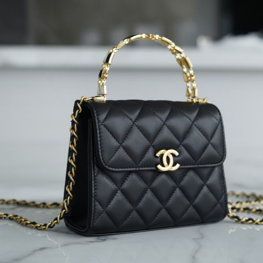 Chanel Medium 22B Enamel Buckle Kelly Bag