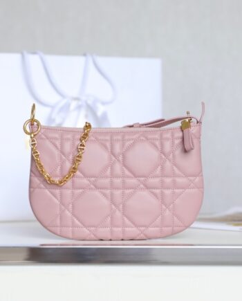 Dior 021 Pink Caro Tulip Handbag