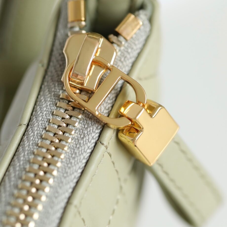 Dior 021 Gray Green Caro Tulip Handbag