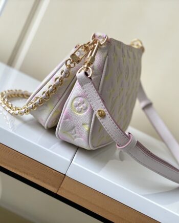 louis vuitton m46093 pink multi pochette accessories handbag