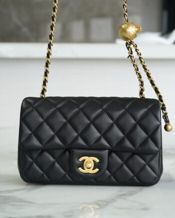 Chanel Adjustable Spherical Buckle Mini Flap Bag
