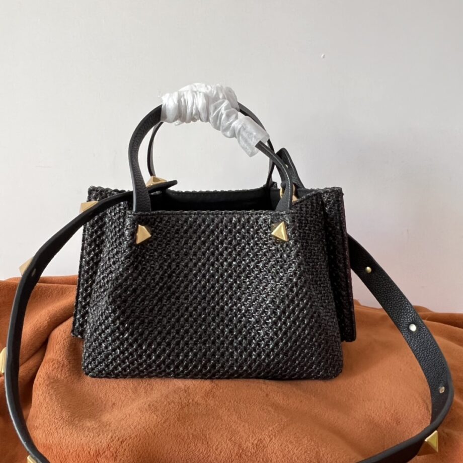 Valentino Raffia Woven Tote Bag Small Size