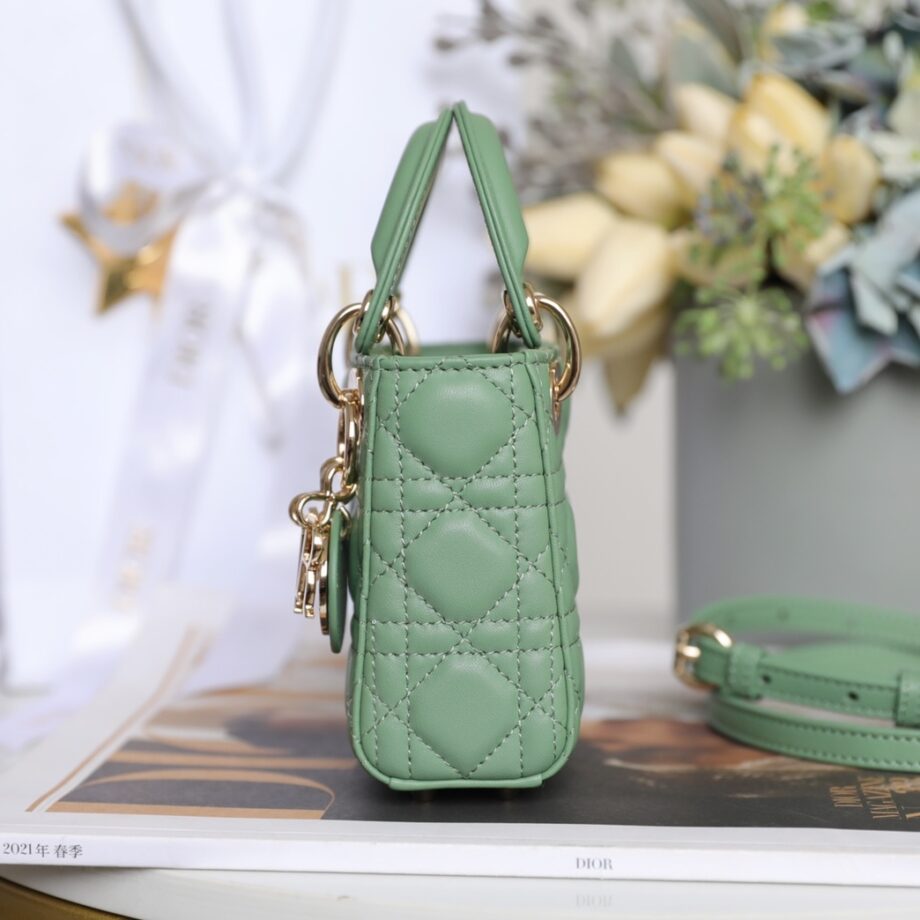 Dior S0856 Green Lady Dior Micro Bag