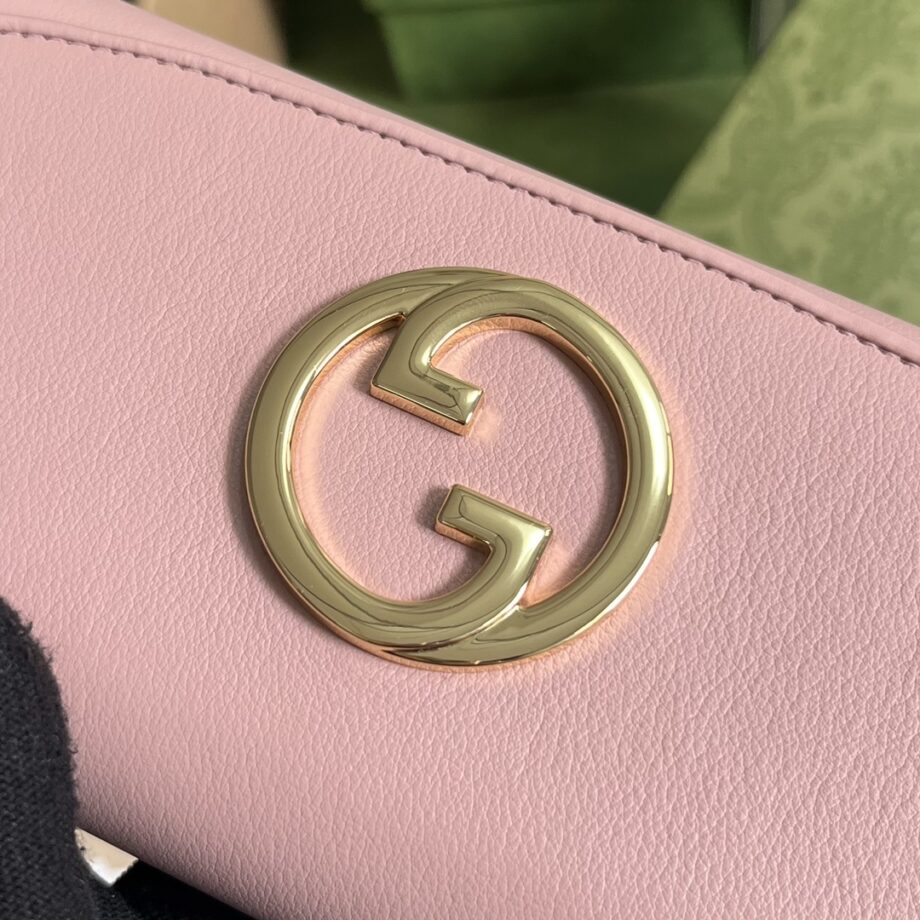 Gucci 725215 Pink Blondie Continental Chain Wallet