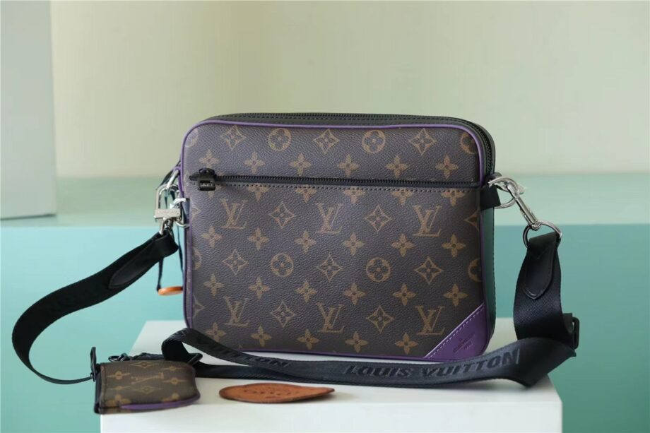 louis vuitton m46266 men's three-piece messenger bag small handbag