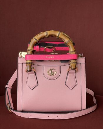 Gucci 702732 Pink Diana Mini Tote Bag