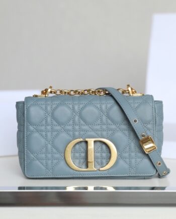 Dior M9241 Sky Blue Small Dior Caro Bag