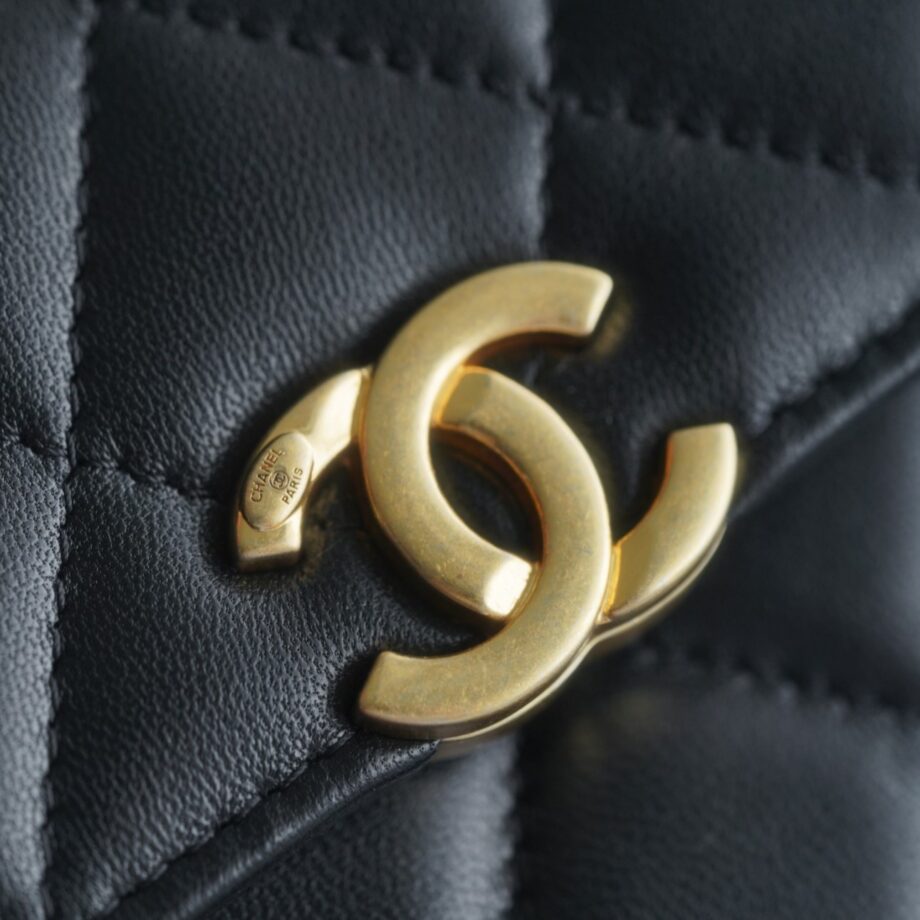 Chanel Medium 22B Enamel Buckle Kelly Bag