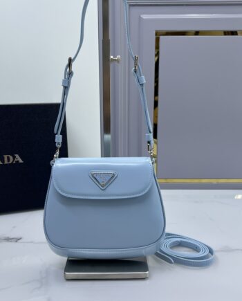 PRADA 1BH188 Prada Cleo Brushed Leather Mini Bag