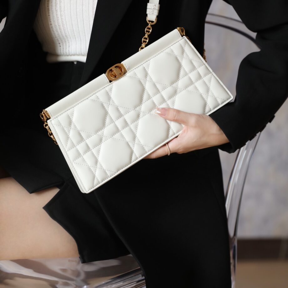 Dior S5166UDB Dior Caro Colle Noire Clutch With Chain