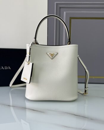 PRADA 1BA212 Medium Saffiano Leather Prada Panier Bag
