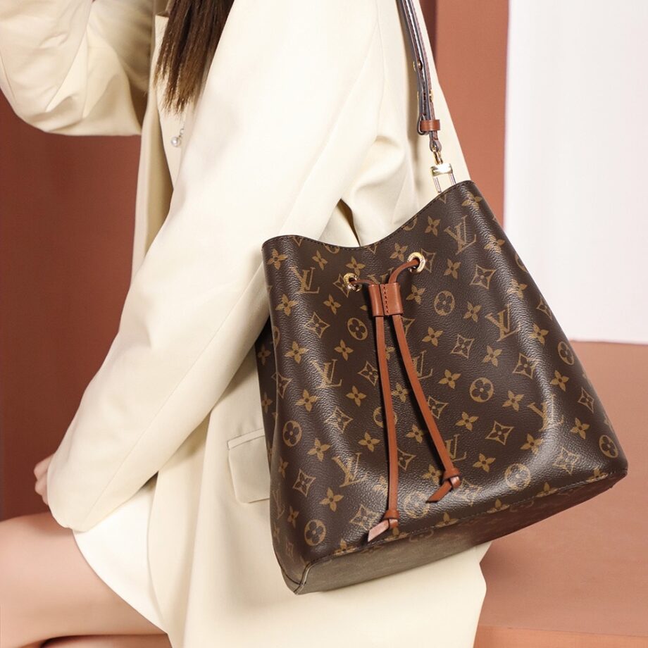 Louis Vuitton M44887 Caramel Brown NéOnoé Bucket Bag