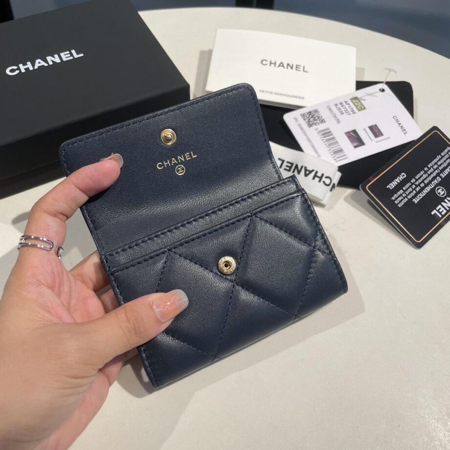 Chanel Black 19 Wallet