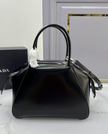 PRADA 1BA366 Small Brushed Leather Prada Supernova Handbag