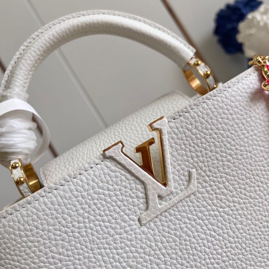 Louis Vuitton M23064 White Capucines Bb Bag