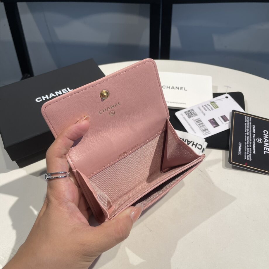 Chanel Pink 19 Wallet