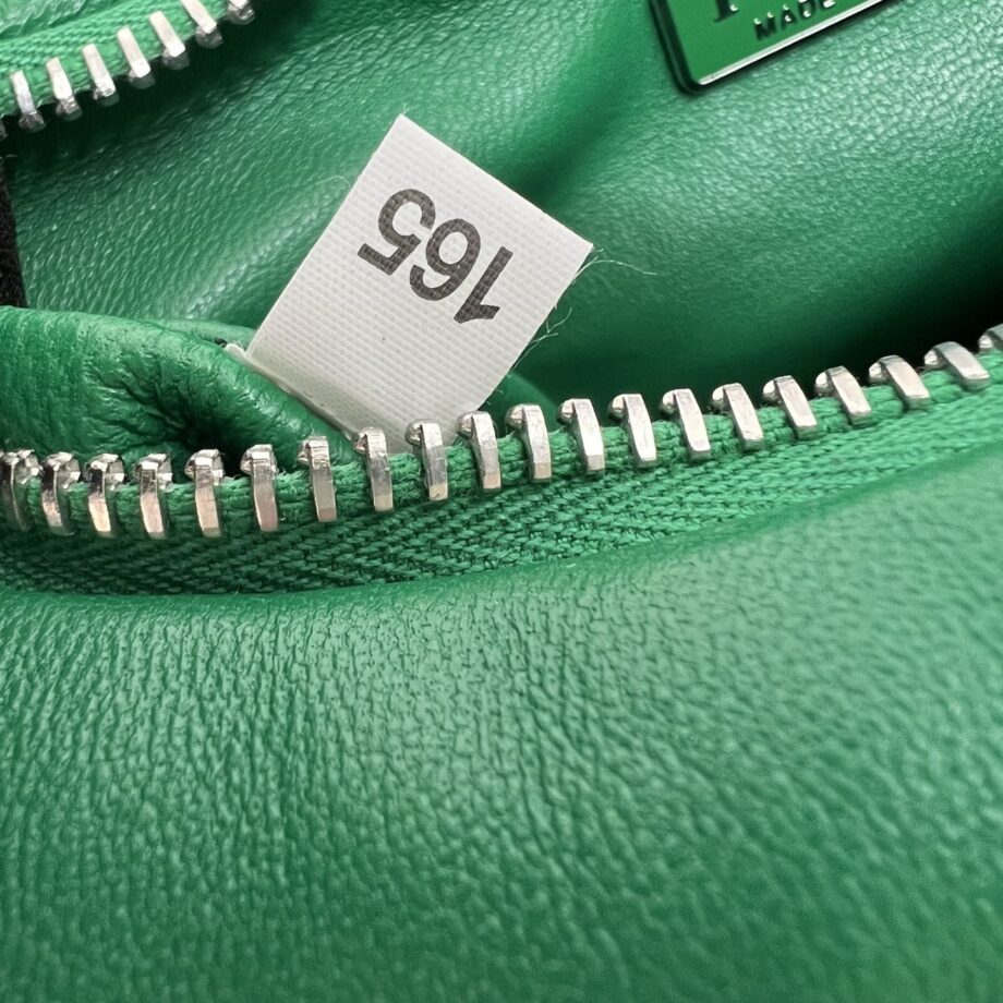 PRADA 1BH204 Green Sheepskin Hobo Bag