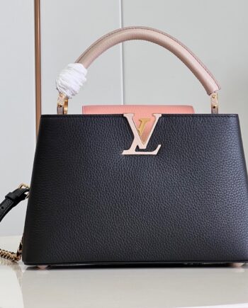 Louis Vuitton M21690 Black Capucines MM Handbag