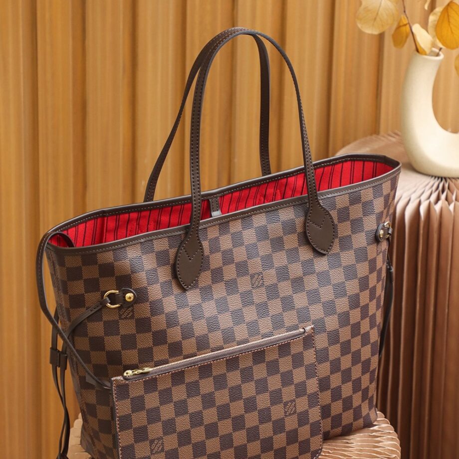 Louis Vuitton N41358 Cerise Red Medium Neverfull Tote Bag