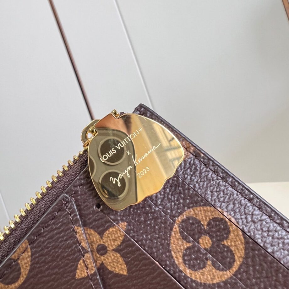 Louis Vuitton M82110 Pumpkin Lv X Yk Romy Card Holder