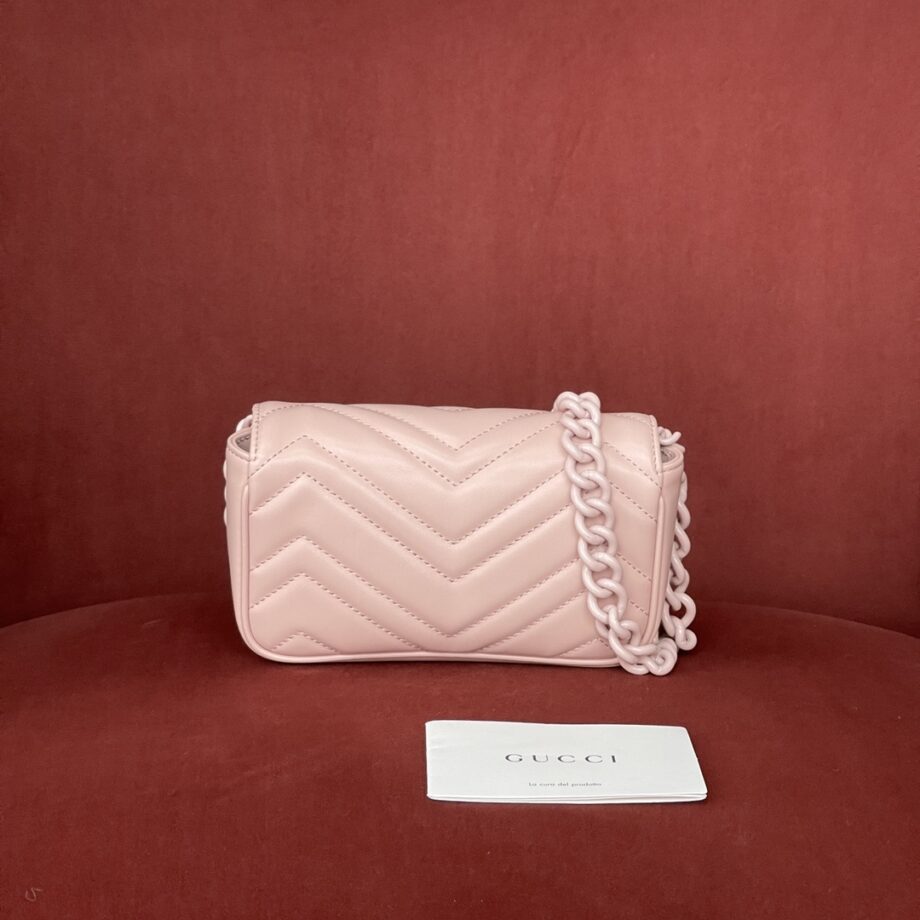 gucci 699757 pink gg marmont belt bag