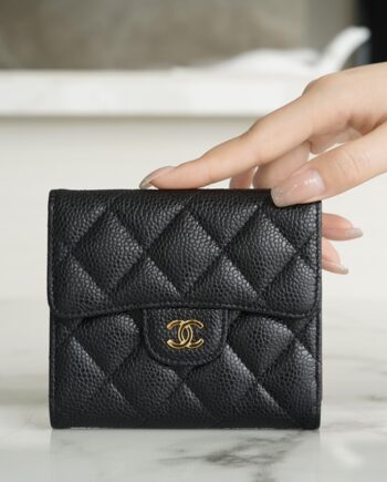 Chanel Women'S Vintage Women'S Classic Three-Fold Wallet