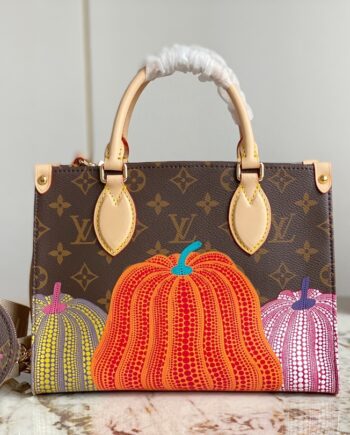 louis vuitton lv x yk onthego small tote bag