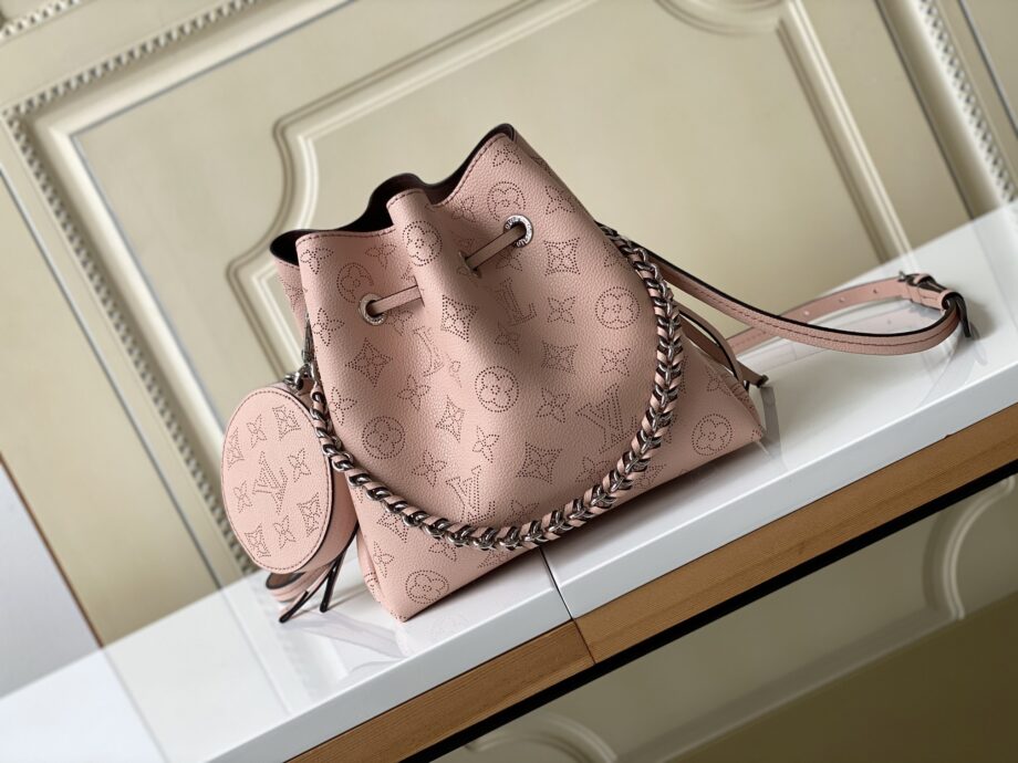 louis vuitton m57068 pink bucket bag 19x22x14cm