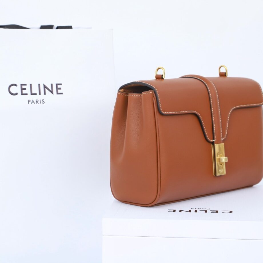 Celine 196853 Tan Teen Soft 16 In Calfskin